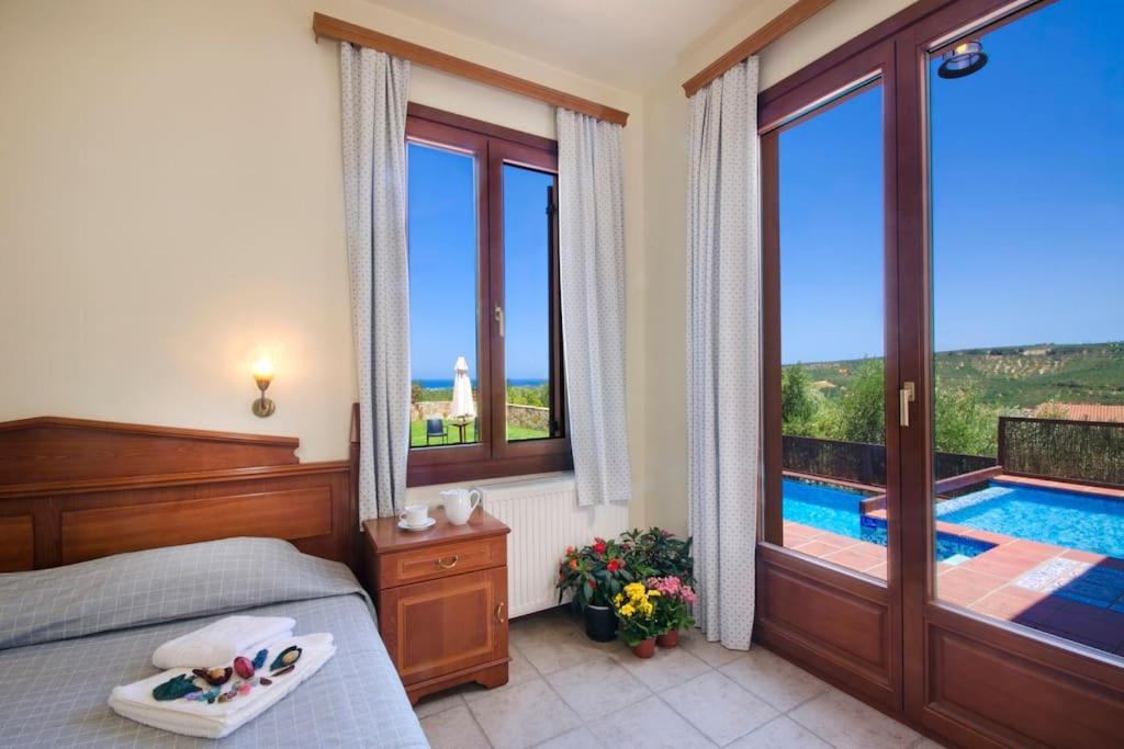 Villa Katerina With Eco Heated Pool Σπηλιά Εξωτερικό φωτογραφία