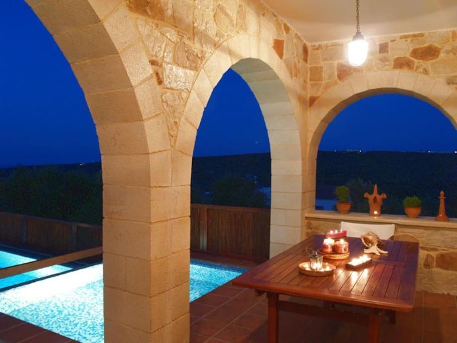 Villa Katerina With Eco Heated Pool Σπηλιά Εξωτερικό φωτογραφία